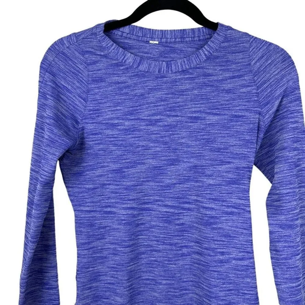 LULULEMON Athletica Heather Blue Stretch Athletic Casual Dress size 4